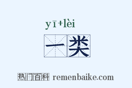 一类是什么意思的图片